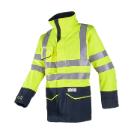 Sioen NASH &iacute;v-, l&aacute;ng-, vegyszer &aacute;ll&oacute; k&uuml;lső kab&aacute;t, Hi-viz s&aacute;rga/sk&eacute;k 3XL term&eacute;kfot&oacute;