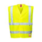 Portwest FR71 Hi-Vis Antistatic, Flame Retardant, Hi-Vis Vest, Yellow product photo