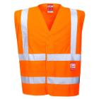 Portwest FR75 Flame resistant high visibility vest, orange, 4XL/5XL product photo
