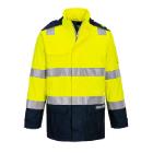 Portwest FR605 Bizflame Rain+Hi-Vis Light Arc l&aacute;ng&aacute;ll&oacute; kab&aacute;t, s&aacute;rga/navy, L term&eacute;kfot&oacute;