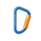 Irudek 992 Blue karabiner, twist-lock nyelv, 21mm-es ny&iacute;l&aacute;s, alum&iacute;mium term&eacute;kfot&oacute;