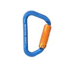 Irudek 993 Blue carabiner, autoblock tongue, 20mm slot, aluminium product photo