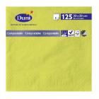 Duni 160094 szalv&eacute;ta, kiwi, 33x33 cm, 2 r&eacute;teg, 1/4 hajtott, 125db/csom term&eacute;kfot&oacute;