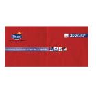 Duni 168414 tissue napkin, red, 24x24 cm, 3ly, 1/4fold., 250pcs/set product photo