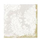 Duni 174195 Royal White szalv&eacute;ta 33x33 cm, 1/4 hajtott, 3 r&eacute;teg, 50db/csom term&eacute;kfot&oacute;