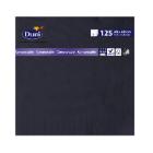 Duni 179000 tissue fekete szalv&eacute;ta, 40x40cm, 2 r&eacute;teg, 1/4 hajt., 10x125db/csomag term&eacute;kfot&oacute;