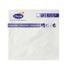 Duni 2502 tissue szalv&eacute;ta, feh&eacute;r, 33x33cm, 3 r&eacute;teg, 1/4 hajtott, 125 db/csom term&eacute;kfot&oacute;