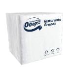 Ooops! Professional Ristorante Grande 18x18cm napkin, 1r, white, 24x600pcs/pack product photo