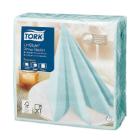 Tork 478880 Premium Linstyle Dinner szalv&eacute;ta, tenger k&eacute;k sz&iacute;n,1/4hajtott,1r&eacute;tegű term&eacute;kfot&oacute;
