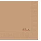 Duni 183319 Napkin - EcoEcho brown 40x40cm, 3 layers, 1/8 folded product photo