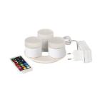 Duni 186496 LED mini l&aacute;mpak&eacute;szlet,t&ouml;bbsz&iacute;nű,&uacute;jrat&ouml;lthető,13 &oacute;ra, 3db-os, 1db/krt term&eacute;kfot&oacute;