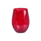 Duni 208763 Ritz gyertyatartó üveg, piros, 12,5 cm, átmérő 7,6 cm, 6db/krt termékfotó