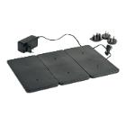 Duni 206609 LED t&ouml;ltő&aacute;llom&aacute;s 6 l&aacute;mp&aacute;hoz, fekete, 26x39 cm, 2db/krt term&eacute;kfot&oacute;