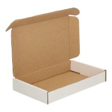 BRIEVENBUSDOOS 180X115X28MM A6 E GOLF WIT FEFCO 0427 #2 Productfoto