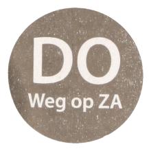 ETIKET 19MM ROND HACCP DO WEG OP ZA VELLUM WIK 2B ROL A 500 Productfoto