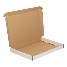 BRIEVENBUSDOOS 299X213X28MM A4 E GOLF WIT FEFCO 0427 #2 Productfoto