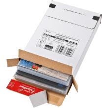 BRIEVENBUSDOOS 1 139X216X29MM F GOLF WIT MET PLAK- EN TEARSTRIP #2 Productfoto