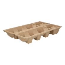 TRAY 1 FLES 394,3X230X59,5MM PULP Productfoto