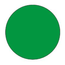 ETIKET 30MM ROND VOLVLAK GROEN MC WIK 1B ROL A 1000 #2 Productfoto