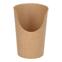 SCOOP KARTON+PE 350CC 112X81,37MM BRUIN KRAFT TBV TORTILLA Productfoto