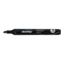 STIFT PERMANENT ZWART BEITELPUNT 2-5MM Productfoto
