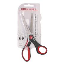 SCHAAR RVS 17CM ZWART HANDVAT MET SOFTGRIP Productfoto