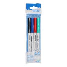 MARKER WHITEBOARD ASSORTI PAK A 4 KLEUREN RONDE PUNT 2 MM Productfoto