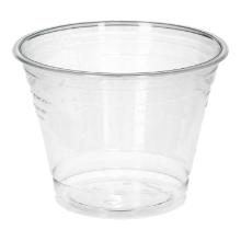 BEKER RPET FOOD 200CC TRANSPARANT SHAKER HOOG 73MM DIAMTR 95MM VERIVE Productfoto