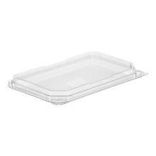 SCHAAL RPET 200X126X21MM 400CC TRANSPARANT + VAST DEKSEL TBV VLEESWAREN Productfoto