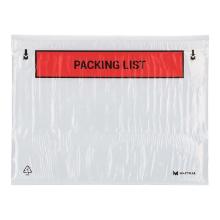 PAKLIJST ENVELOP RLDPE TRANSPARANT 225X165MM A5 PACKINGLIST Productfoto