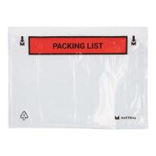 PAKLIJST ENVELOP RLDPE TRANSPARANT 165X122MM A6 PACKING LIST Productfoto