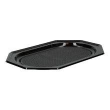 SCHAAL RPET OVAAL 455X302X22MM ZWART CATERING Productfoto