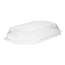 DEKSEL RPET OVAAL 465X312X65MM TRANSPARANT CATERING Productfoto