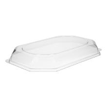 DEKSEL RPET OVAAL 550X375X63MM TRANSPARANT CATERING Productfoto