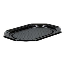 SCHAAL RPET OVAAL 350X250X20MM ZWART CATERING Productfoto