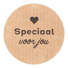 ETIKET 40MM ROND SPECIAAL VOOR JOU BRUIN MC WIK 2B ROL A 1000 #2 Productfoto