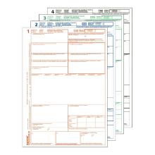 CMR VRACHTBRIEF LASER 4-VOUD [1-2-3-4] ONGENUMMERD - 500 SETS Productfoto
