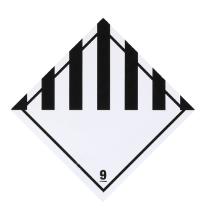 ETIKET 100X100MM ADR 9 WIT MC WIK 1B ROL A 1000 #2 Productfoto
