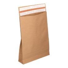 ZAK PAPIER 430X320X80MM BRUIN MET DUBBELE PLAK- EN TEARSTRIP BEDRUKT #3 Productfoto