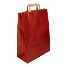 DRAAGTAS PAPIER 32+2X7,5X43CM ROOD 80GRS PLAT HANDVAT #2 Productfoto