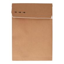 VERZENDZAK 25X35+2X2,5CM BRUIN KRAFT RECYCLED 135GRS MET PLAK- EN TEARSTRIP #2 Productfoto