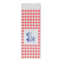 ZAK SNACK PAPIER 105+2X42,5X275MM 0,5 POND ROOD ERSATZ Productfoto