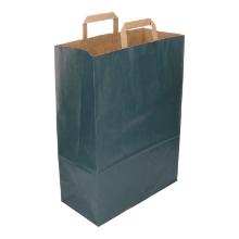 DRAAGTAS PAPIER 32+2X7,5X43CM BLAUW 80GRS PLAT HANDVAT Productfoto