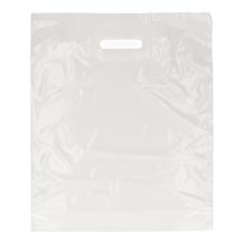 DRAAGTAS DKT 37X44+2X4CM WIT LDPE 50MY Productfoto