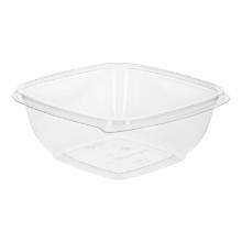 BAK RPET 125X125X50MM 375CC TRANSPARANT PETE GLASHELDER Productfoto