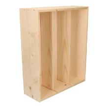 WIJNFLESKIST HOUT 3 FLES 340X277X95MM Productfoto