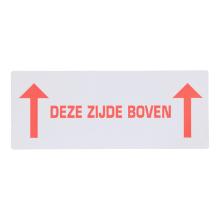 ETIKET 60X150MM DEZE ZIJDE BOVEN WIT RODE OPDRUK WIK 1B ROL A 500 Productfoto