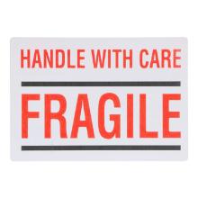ETIKET 100X70MM HANDLE WITH CARE FRAGILE WIT VELLUM WIK 1B ROL A 500 #2 Productfoto