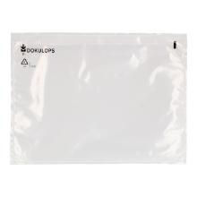 PAKLIJST ENVELOP PP TRANSPARANT 225X165MM DOKULOP A5 Productfoto