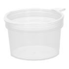 CUP PP RO 34X22MM 10CC TRANSPARANT + VAST DEKSEL TBV SAUS Productfoto